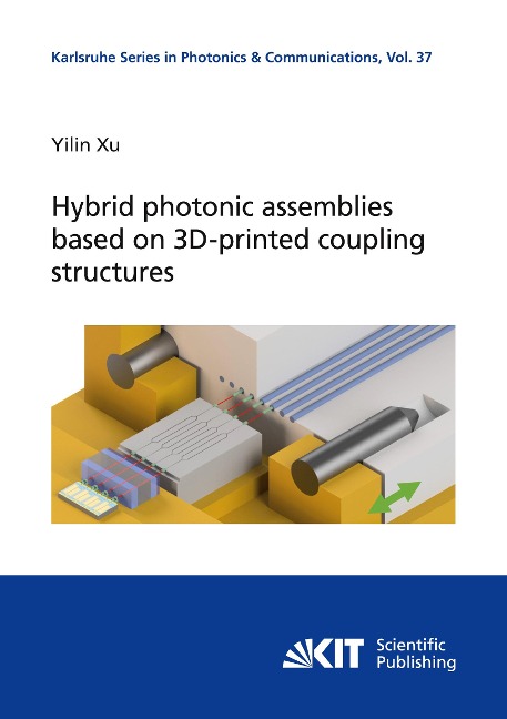 Hybrid photonic assemblies based on 3D-printed coupling structures