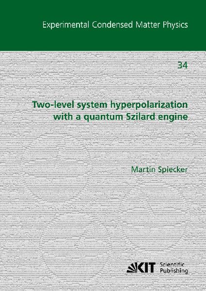 Two-level system hyperpolarization with a quantum Szilard engine