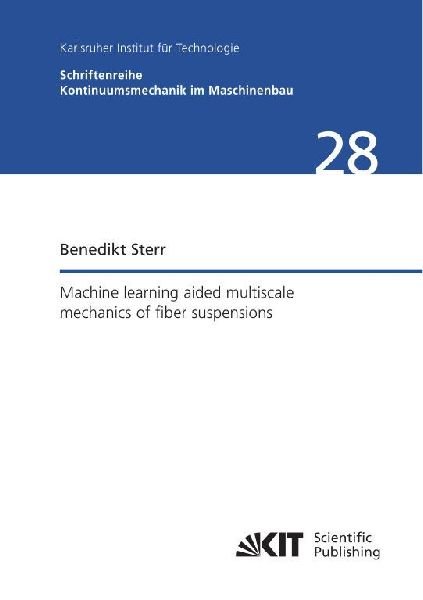 Machine learning aided multiscale mechanics of fiber suspensions