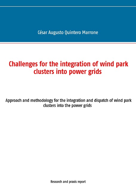 Challenges for the integration of wind park clusters into power grids: Approach and methodology for the integration and dispatch of wind park clusters into the power grids