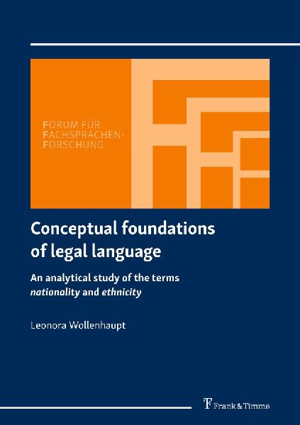 Conceptual foundations of legal language: An analytical study of the terms nationality and ethnicity