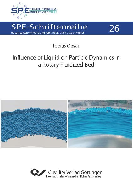 Influence of Liquid on Particle Dynamics in a Rotary Fluidized Bed