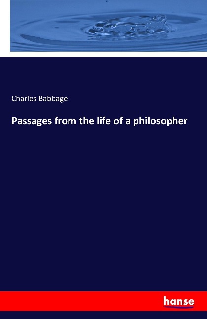 Passages from the life of a philosopher
