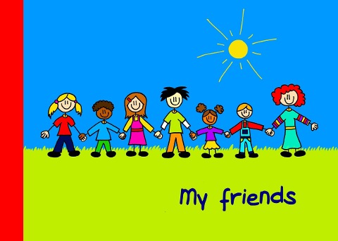 My friends: A book of friends for children aged 3 to 9