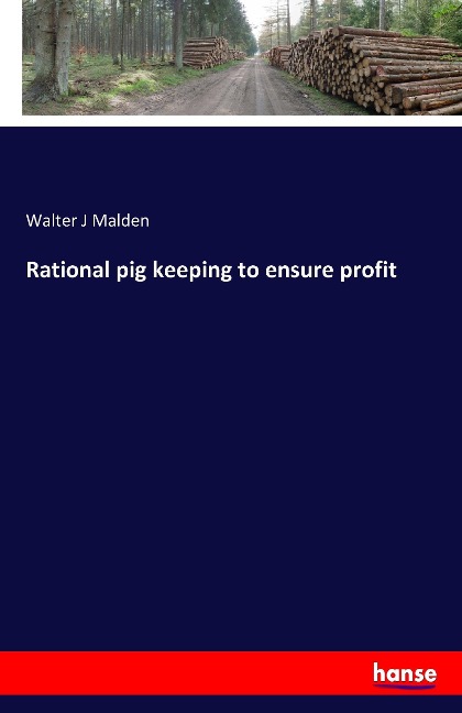 Rational pig keeping to ensure profit