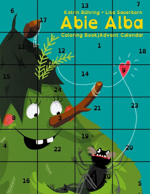 Abie Alba: Coloring Book |Advent Calendar