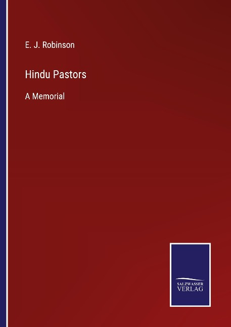 Hindu Pastors: A Memorial