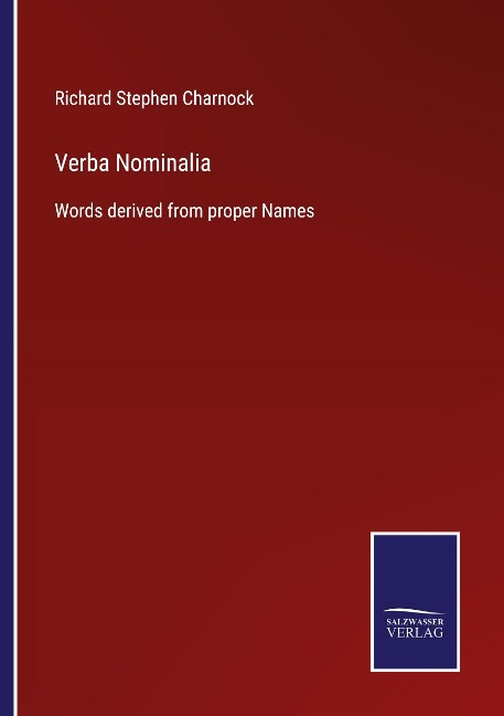 Verba Nominalia: Words derived from proper Names