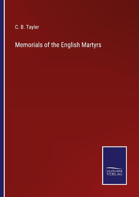 Memorials of the English Martyrs