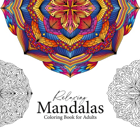 Relaxing Mandalas - Mandala Coloring Book for adults: 40 professional hand-drawn mandalas for advanced coloring | high-quality authentic mandalas, thick paper, one mandala per sheet, brilliant white paper