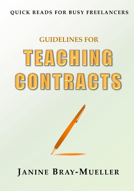 Guidelines for Teaching Contracts: Setting Up Payment Rules from the Outset
