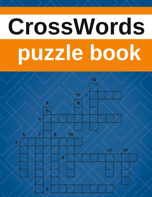 CrossWords puzzle book: Crossword activity puzzle book for adults medium level
