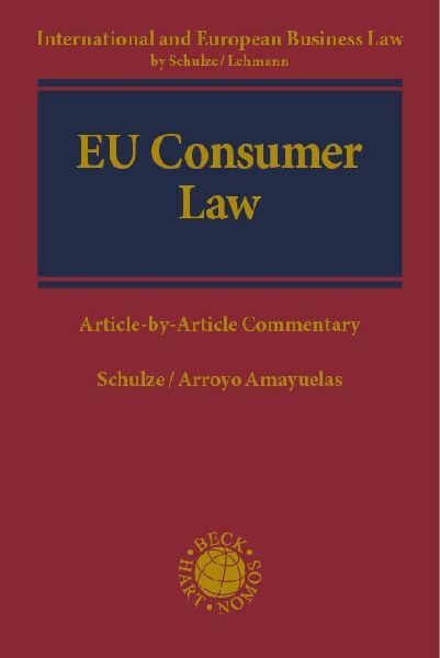 EU Consumer Law: Article-by-Article Commentary