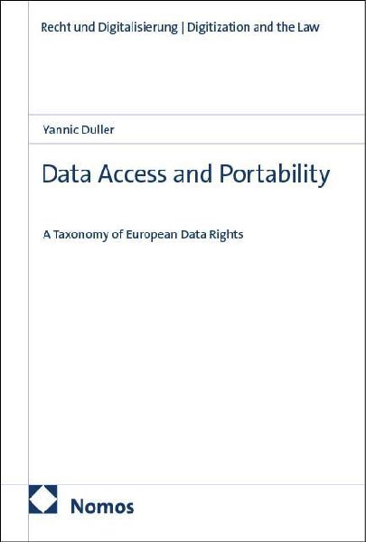 Data Access and Portability: A Taxonomy of European Data Rights