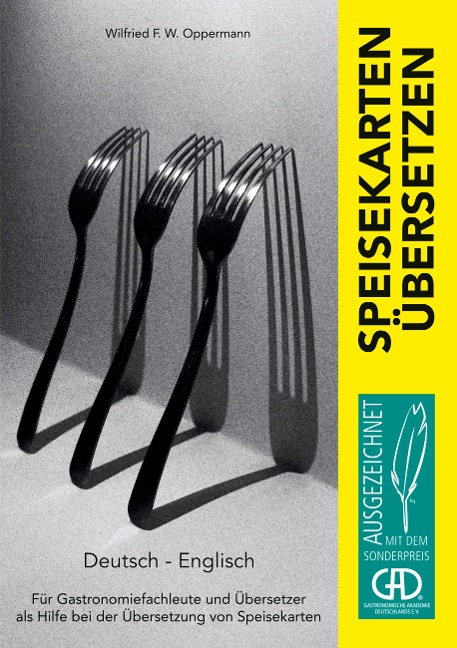 Speisekarten übersetzen: Deutsch / Englisch