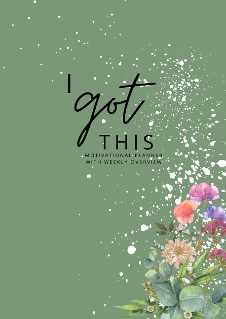 Motivational Planner with Weekly Overview: Let Organization, Self-Reflection and Productivity be Part of your Day: A simple, undated Din A4 Notebook to help you stick to your routine, create new habits and grow