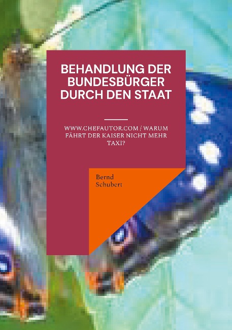 Behandlung der Bundesbürger durch den Staat: www.chefautor.com / Warum fährt der Kaiser nicht mehr Taxi?
