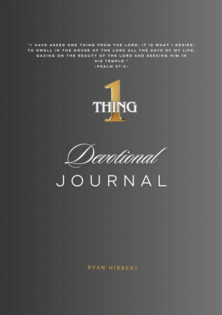 One Thing Devotional Journal