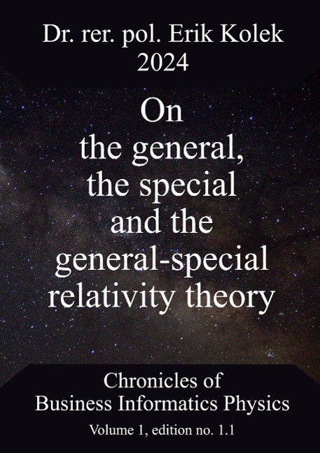 On the general, the special and the general-special relativity theory