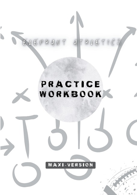 Practice Workbook for American Football: Maxi-Version