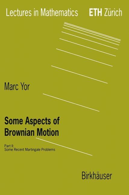 Some Aspects of Brownian Motion: Part II: Some Recent Martingale Problems