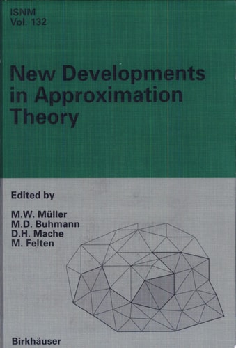 New Developments in Approximation Theory 2nd International Dortmund Meeting (IDoMAT) '98, Germany, February 23-27, 1998