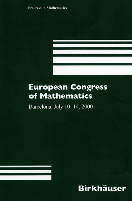 European Congress of Mathematics: Barcelona, July 10-14, 2000, Set