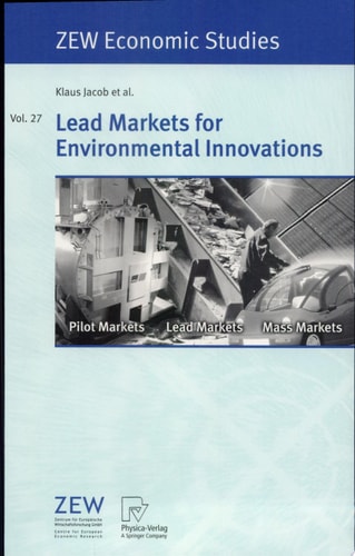 Lead Markets for Environmental Innovations