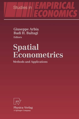 Spatial Econometrics Methods and Applications