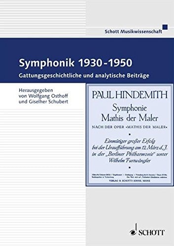 Frankfurter Studien: Vol 9 Symphonik 1930-1950: (German Text) (Schott Musikwissenschaft)