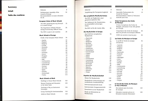 Lʼecole de Musique en Europe