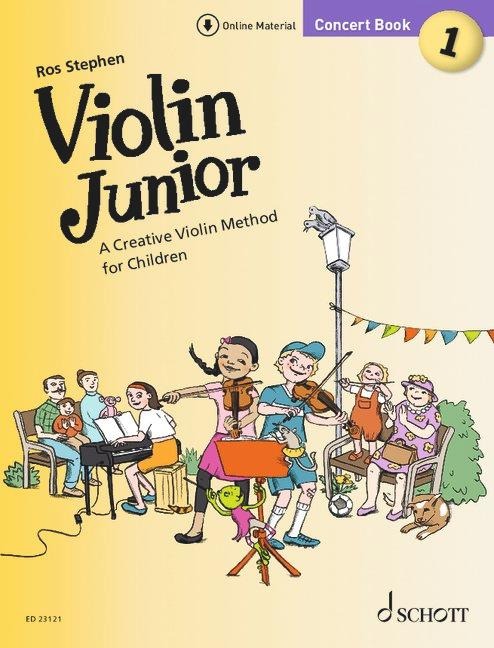 Violin Junior: Concert Book 1: A Creative Violin Method for Children. Band 1. Violine und Klavier.