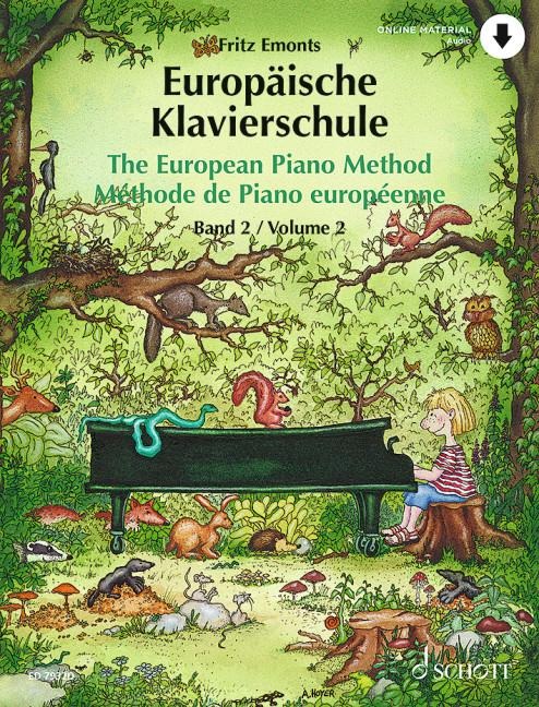 Europäische Klavierschule: Band 2. Klavier.