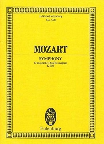 Symphony No. 30 in D Major, K. 202 Study Score