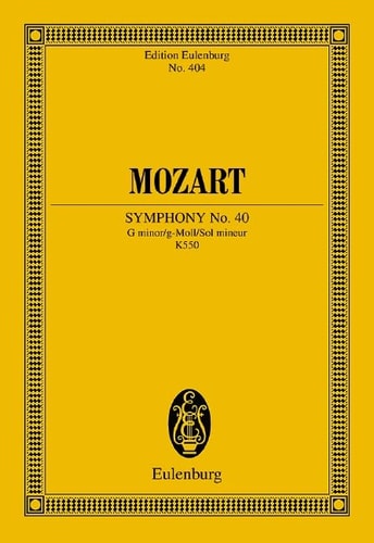 Symphony G Minor G-Moll, Sol Mineur ; K 550
