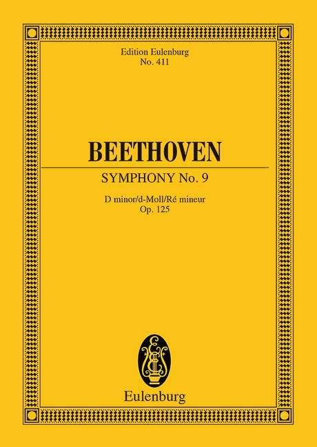 Sinfonie Nr. 9 d-Moll: Choral. op. 125. 4 Solostimmen, gemischten Chor und Orchester