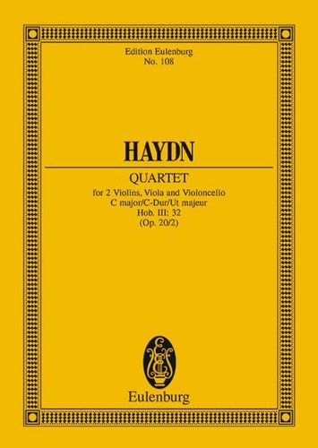 String Quartet Opus 20/2 C Major