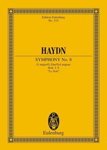 Symphony No. 8 in G Major Le Soir Study Score