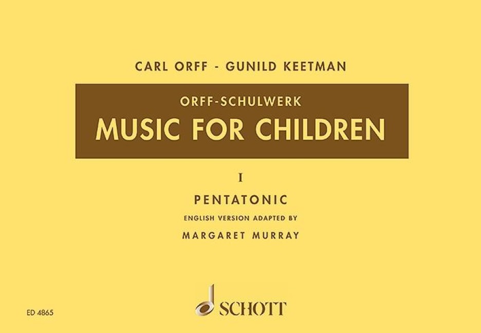 Music for Children 1: Pentatonic. Band 1. Singstimme, Blockflöte und Schlagzeug. Sing- und Spielpartitur.