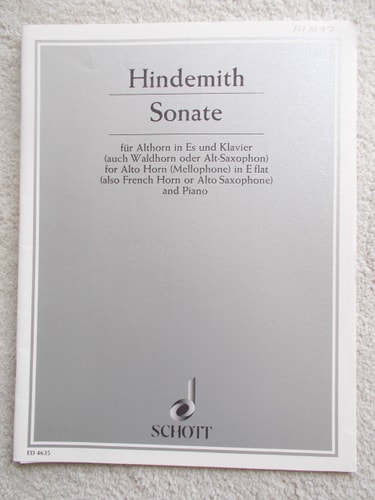 Sonata for Horn Alto (1943) (Natural Horn Or Alto Saxophone)
