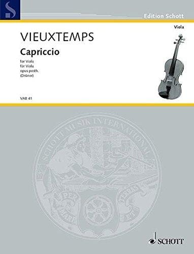 Capriccio, Op. Posthumous For Solo Viola