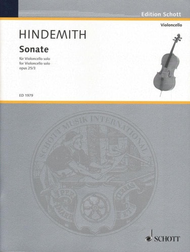 Sonata, Op. 25, No. 3 (1922) For Solo Violoncello