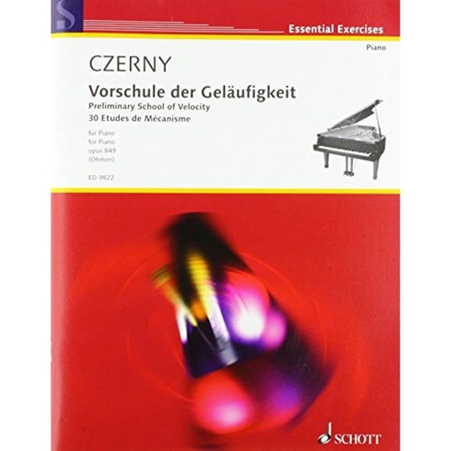 Preliminary School of Velocity, Op. 849 Piano