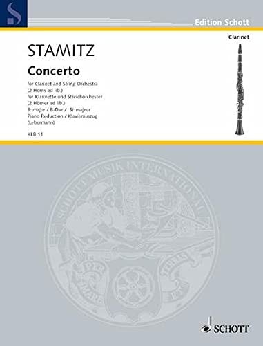 Concerto in B-Flat Major Clarinet and Piano