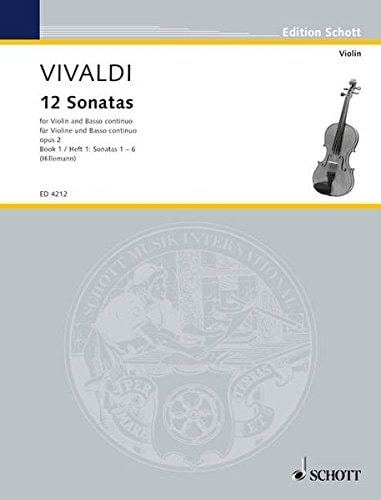 12 Sonatas, Op. 2 - Book 1 For Violin and Basso Continuo (Violoncello Ad Lib. )