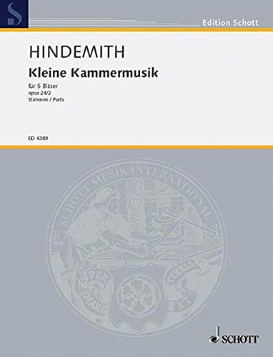 Kleine Kammermusik, Op. 24, No. 2 For 5 Woodwinds