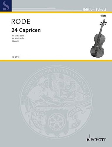 24 Caprice Etudes in the Form of Etudes, in All 24 Keys Viola