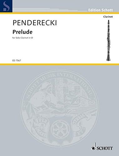 Prelude for solo clarinet in B♭ (1987)