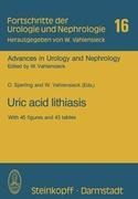 Uric acid lithiasis: Workshop Tel Aviv 10.-12. Dezember 1980