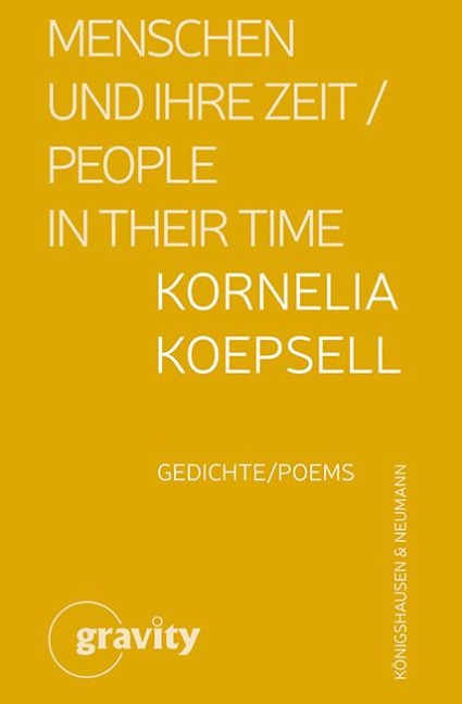 Menschen und Ihre Zeit / People in their Time: Gedichte